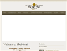 Tablet Screenshot of ebubeleni.com